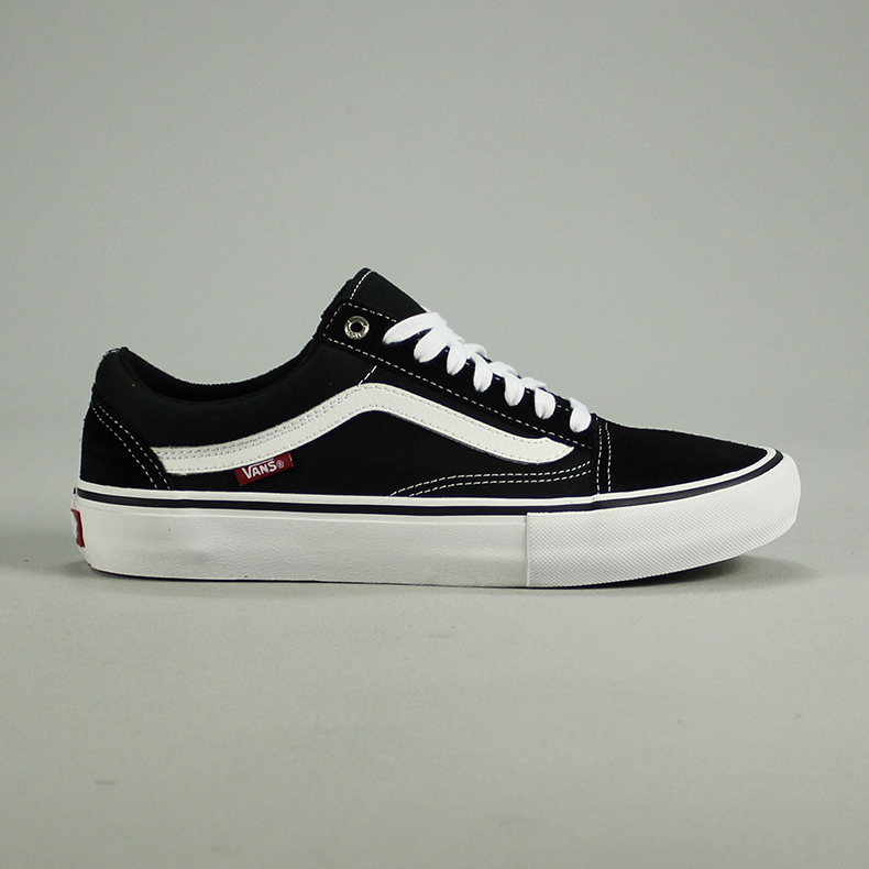 Vans Old Skool Nero Bianco Scarpe Da Ginnastica Pro Scarpe skate Taglia UK 4,5,6,7,8,9,10,11,12 | eBay